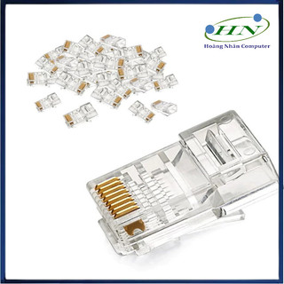 Đầu bấm mạng/ hạt mạng (cat 5) RJ45 - túi (100 hạt mạng)
