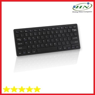 Bàn phím wireless bluetooth cho điện thoại ipad BK3001/BK006 đen