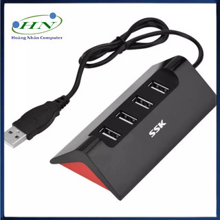 Hub usb 4-1 SSK SHU 830 (2.0), bộ chia cổng usb 1 ra 4 cổng dây 1m