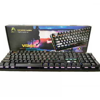 Bàn phím cơ chuyên game Blue Switch Bosston VM01 - thay đổi 9 chế độ đèn Led