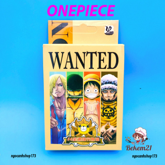 (CÓ SẴN) Bộ bài tây tú lơ khơ anime Demon Slayer Naruto Dragon Ball One Piece Jujutsu Kaisen Attack on Titan