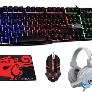 Bộ bàn phím giả cơ R8 1822 + Chuột R8 1602 và Tai Nghe Led 2018 + Tặng Kèm Lót Chuột
