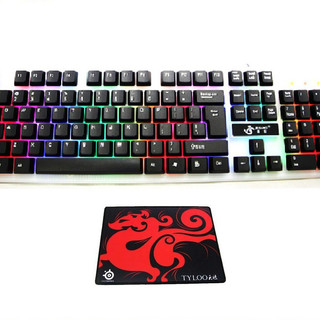 Bàn phím giả cơ game K11 Led 7 màu +Tặng Lót Chuột