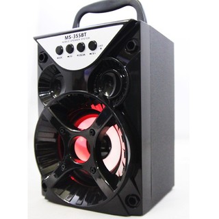 Loa gỗ Bluetooth xách tay MS-355BT