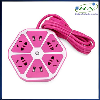 Ổ cắm điện hình trái cam 1,5m - màu ngẫu nhiên