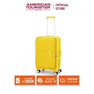 Vali kéo American Tourister Curio Spinner EXP TSA Book Open
