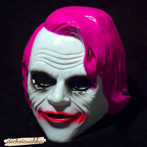 Mặt Nạ Joker Joaquin Phoenix MÀU HỒNG hóa trang halloween