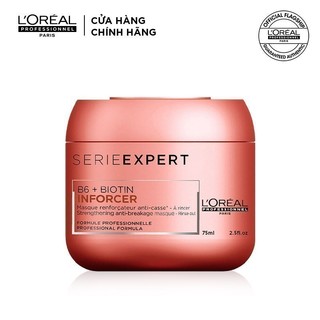 Bộ 3 Dầu hấp giảm gãy rụng tóc L'Oréal Professionel Inforcer Biotin 75ml