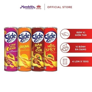 - Combo 4 Slide 150g các vị ngẫu nhiên