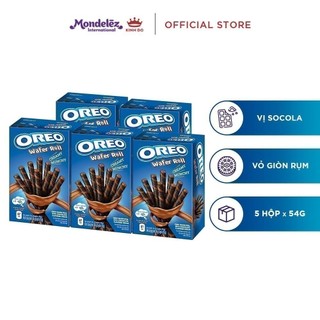 Combo 5 Hộp Bánh Quế OREO vị Socola 5x54g