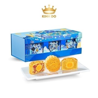 Bánh Trung Thu Kinh Đô Mini Xanh hộp 6 bánh x 80g