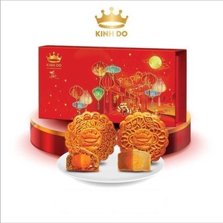 Hộp 2 Bánh Trung Thu Kinh Đô "Thu Sum Vầy", 210g/bánh