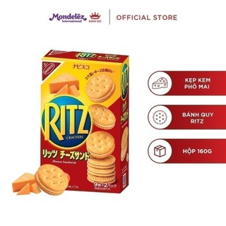 Bánh Quy Ritz kẹp kem phô mai 160g (Hàng xuất khẩu thị trường Nhật Bản)