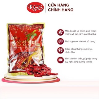 Bịch 300g kẹo hồng sâm hàn quốc kgs - korean red ginseng candy