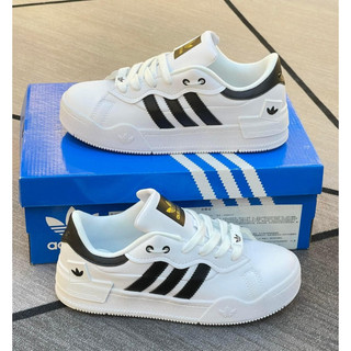 Giày thể thao Original Adidat WMNS Rey Galle Chalk White Hazy Green, Adidat sò bản mới xanh mint blue-storegenz