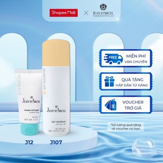 Combo j107 + j12 sữa rửa mặt cho da dầu mụn - mặt nạ giảm mụn - jean d'arcel
