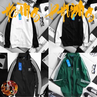  Áo nỉ 3 sọc tay in logo ADD thể thao HOANGPHUONG - Áo khoác nỉ khóa cổ trụ 