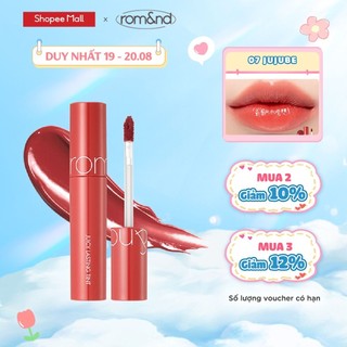 [Rom&nd] [Màu 1-9] Son Tint lì ngọt ngào Hàn Quốc Romand Juicy Lasting Tint 5.5g