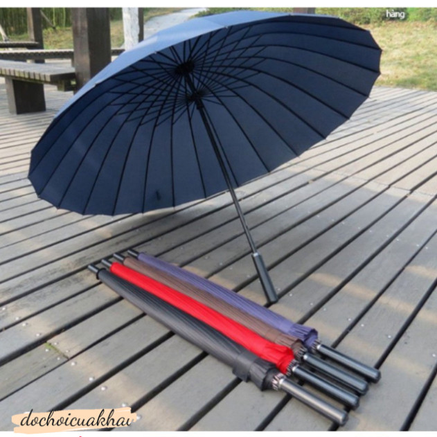 [SIÊU CHẮC] - Ô DÙ TO 24 NAN CAO CẤP CÓ QUAI ĐEO-Ô dù cỡ lớn cán dài 24 nan chống lật-ô dù cán dài đ