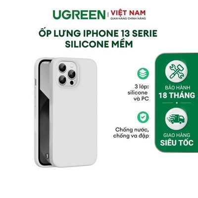 Ốp lưng silicon mềm dẻo dùng cho iPhone 13/13 Pro/Pro Max UGREEN LP544
