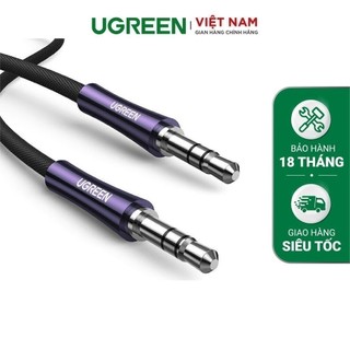 Cáp âm thanh 2 đầu giắc 3.5mm dây bọc dù dài 1-2m UGREEN AV171
