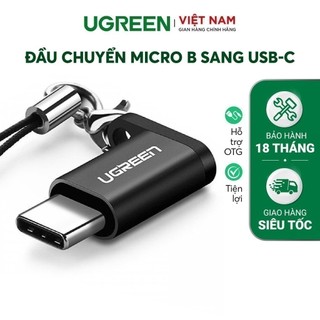 Đầu chuyển đổi micro usb sang usb type c có hỗ trợ otg ugreen us278 50551