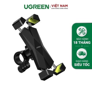 Giá đỡ ĐT dùng cho xe đạp xoay góc 360 tương thích điện thoại 4.6-6.5 inch UGREEN