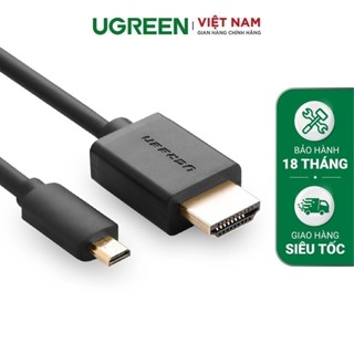Cáp chuyển Micro HDMI Type D sang HDMI Type A UGREEN HD127