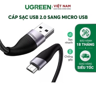 Cáp sạc và truyền dữ liệu cho điện thoại Android UGREEN ED017 hỗ trợ công nghệ sạc Quick 3.0