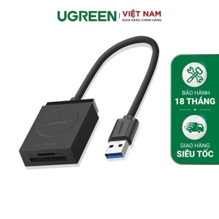 Đầu đọc thẻ USB 3.0 Card Reader Hỗ trợ thẻ TF và SD UGREEN 20250
