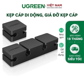 Kẹp cáp di động UGREEN 70585 Chất liệu silicon cao cấp - gọn không gian (3+1 Combination) - Bảo hành 1 8 tháng 1 đổi 1