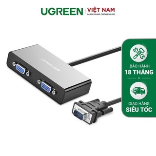 Bộ chuyển đổi 2 cổng vga màu đen ugreen mm126 30711