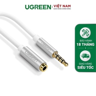 Cáp âm thanh 3.5mm ugreen nối dài 20cm av136 20850