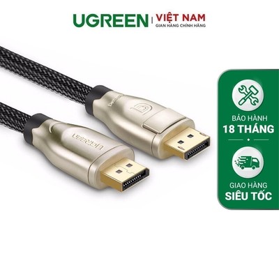 Dây cáp DisplayPort 1.2 UGREEN DP107 - Chính hãng - Bảo hành 18 tháng 1 đổi 1 - 30118 30119 30120