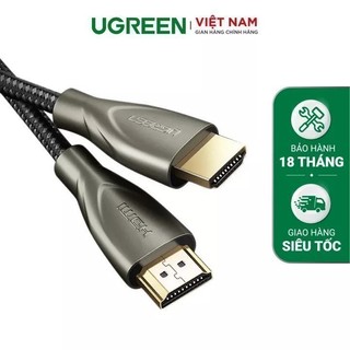 Cáp HDMI 2.0 UGREEN HD131 | Chuẩn 4K/60Hz | Dài từ 1-5m | Đầu cáp mạ vàng | Bảo hành 18 tháng 1 đổi 1.