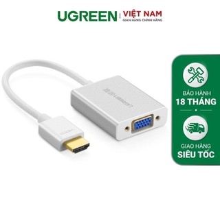 Bộ chuyển tín hiệu HDMI sang VGA kèm theo âm thanh dài 15CM UGREEN MM102