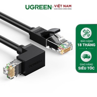 Cáp mạng bấm sẵn 2 đầu Cat6 UTP 1 đầu 90° UGREEN NW115