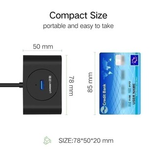 Hub USB 3.0 4 cổng tốc độ 5Gbps UGREEN CR113 - Chính hãng - Bảo hành 18 tháng 1 đổi 1 20282 20283