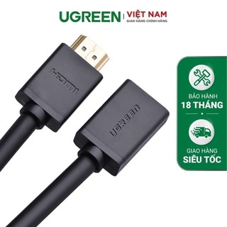Dây nối dài HDMI 1.4 thuần đồng 19+1 Dài 1M UGREEN HD107 10141 - Hàng chính hãng