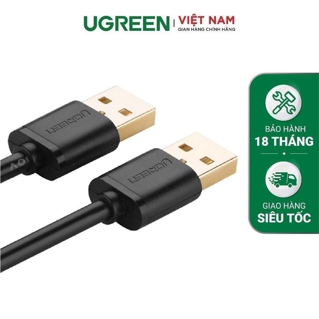 Dây USB 2.0 (đực sang đực) dài UGREEN US102
