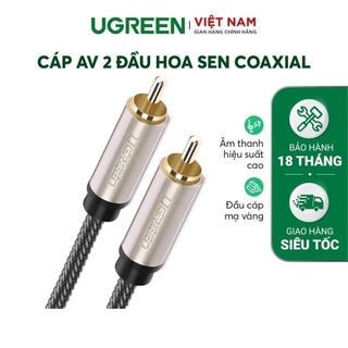 Cáp âm thanh số 2 đầu RCA Coaxial dài từ 1m đến 3m UGREEN AV133