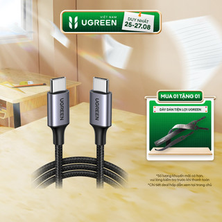 Cáp sạc USB C sang USB C Ugreen US261 Sạc nhanh PD 60W  | Tốc độ truyền 480Mbps | Bảo Hành 1 đổi 1 18 Tháng | 50149 5015