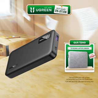 Pin sạc dự phòng 10000mAh/20000mAh UGREEN | Sạc nhanh 2 chiều | Sạc nhanh thông minh Power X | pin ATL | BH 18 tháng