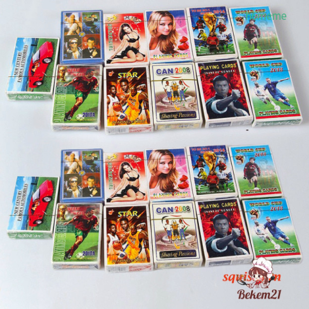 Bộ Sưu Tập 54 Thẻ Bài Hình Ngôi Sao Bóng Đá Đồ chơi thẻ pokemon cầu vồng 7 màu 10 lá, thẻ bài pokemo