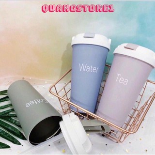 PVN30628 Bình giữ nhiệt Tea - Water - Coffee có ống hút, chất liệu inox sus 304, giữ nhiệt nóng, lạnh khoảng 8h T2