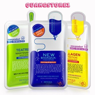 Mặt nạ dưỡng da Mediheal Teatree, Vita Lightbeam, Placenta Revital và Collagen EX Essential Mask 24ml