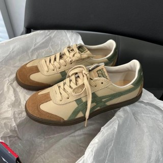 [THUC CHU LUXURY] Giày Thể Thao Tiger Tokuten Beige Green Xanh Rêu Lai Au Cao Cấp cho nam nữ