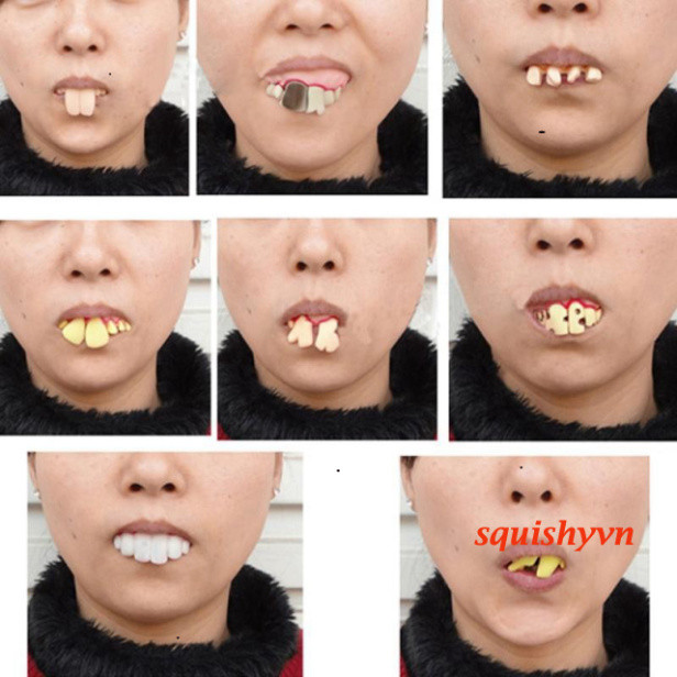 [ĐƯỢC CHỌN MẪU] RĂNG VẨU GIẢ Răng Giả Hóa Trang 8 Kiểu Mẫu Hóa Trang Halloween
