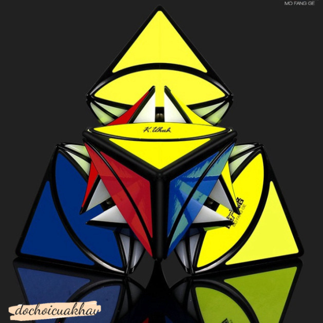 Rubik Biến Thể Tam Giác Tròn Tam Giác Qiyi YJ Petal Pyraminx Yulong Rubik Biến Thể Tam Giác Pyraminx