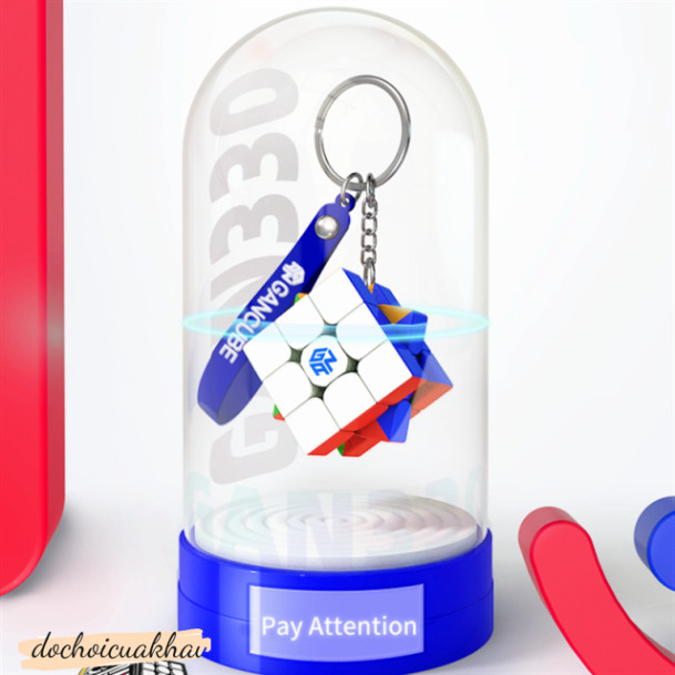 Móc Khóa Khối Rubik 3x3 X 3 3x3 X 3 Gan 330 xoay mượt